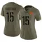 Women's Sam Hartman Washington Commanders 2022 Salute To Service Jersey - Limited Olive