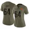 Women's Sheldon Day Washington Commanders 2022 Salute To Service Jersey - Limited Olive