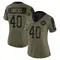 Women's Tyler Owens Washington Commanders 2021 Salute To Service Jersey - Limited Olive