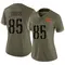 Women's Vernon Davis Washington Commanders 2022 Salute To Service Jersey - Limited Olive