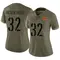 Women's Xavier Henderson Washington Commanders 2022 Salute To Service Jersey - Limited Olive