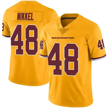 Youth Ben Nikkel Washington Commanders Color Rush Jersey - Limited Gold