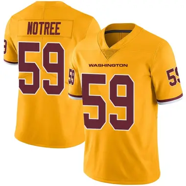 Youth Bryce Notree Washington Commanders Color Rush Jersey - Limited Gold