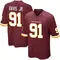 Youth Carl Davis Jr. Washington Commanders Burgundy Team Color Jersey - Game