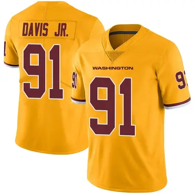 Youth Carl Davis Jr. Washington Commanders Color Rush Jersey - Limited Gold