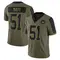 Youth David Mayo Washington Commanders 2021 Salute To Service Jersey - Limited Olive