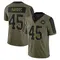 Youth De'Jon Harris Washington Commanders 2021 Salute To Service Jersey - Limited Olive