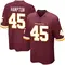 Youth Dominique Hampton Washington Commanders Burgundy Team Color Jersey - Game