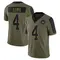 Youth Frankie Luvu Washington Commanders 2021 Salute To Service Jersey - Limited Olive