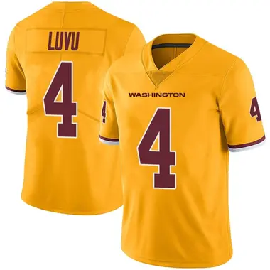 Youth Frankie Luvu Washington Commanders Color Rush Jersey - Limited Gold