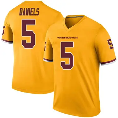 Youth Jayden Daniels Washington Commanders Color Rush Jersey - Legend Gold