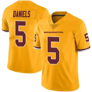 Youth Jayden Daniels Washington Commanders Color Rush Jersey - Limited Gold