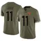 Youth Jeremy Chinn Washington Commanders 2022 Salute To Service Jersey - Limited Olive