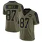 Youth John Bates Washington Commanders 2021 Salute To Service Jersey - Limited Olive