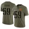 Youth Joshua Pryor Washington Commanders 2022 Salute To Service Jersey - Limited Olive