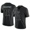 Youth Luke McCaffrey Washington Commanders Reflective Jersey - Limited Black