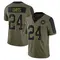 Youth Michael Davis Washington Commanders 2021 Salute To Service Jersey - Limited Olive