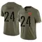 Youth Michael Davis Washington Commanders 2022 Salute To Service Jersey - Limited Olive