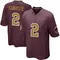 Youth Mike Sainristil Washington Commanders Burgundy Alternate Jersey - Game