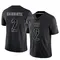 Youth Mike Sainristil Washington Commanders Reflective Jersey - Limited Black