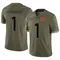 Youth Noah Igbinoghene Washington Commanders 2022 Salute To Service Jersey - Limited Olive