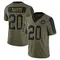 Youth Quan Martin Washington Commanders 2021 Salute To Service Jersey - Limited Olive