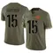 Youth Sam Hartman Washington Commanders 2022 Salute To Service Jersey - Limited Olive