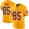 Youth Vernon Davis Washington Commanders Color Rush Jersey - Limited Gold