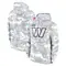 Youth Washington Commanders 2024 Salute To Service Pullover Hoodie - White/Gray